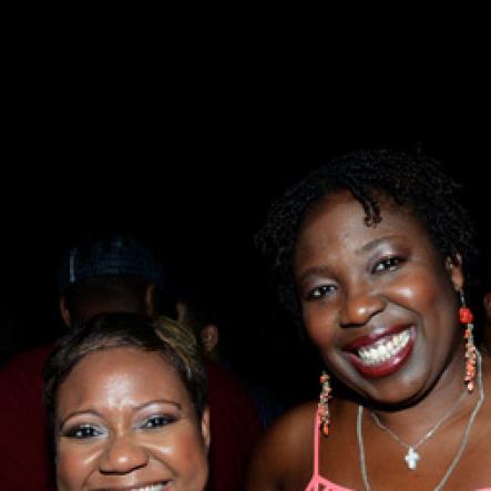 Winston Sill/Freelance Photographer
Red Stripe prsents Heineken World Premiere Party, held at  Fort Rocky, Port Royal on Saturday night November 22, 2014. Here are Nasha Douglas (left), Heineken Brand Manager; and Blandine Reid (right), Head of Marketing, Red Stripe.