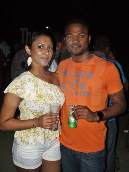 Contributed                                                                                                                                                           Joni Harrising (left) and Imru James, Assistant brand manager, Heineken enjoy the vibe