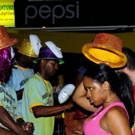 Winston Sill / Freelance Photographer
Bacchanal Jamaica J'ouvert and Road March, held at Mas Camp Village, Oxford Road on Friday night April 29, 2011.