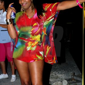 Winston Sill / Freelance Photographer
Bacchanal Jamaica J'ouvert and Road March, held at Mas Camp Village, Oxford Road on Friday night April 29, 2011. Here is Tiffany Diamonds, from Boston.