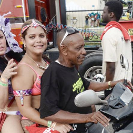 Jermaine Barnaby/Freelance Photographer
Revellers at Jamaica carnival road march on Sunday April 23, 2017.