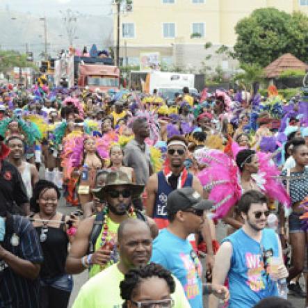 Norman Grindley/Chief Photographer
Bacchanal Jamaica Road March.