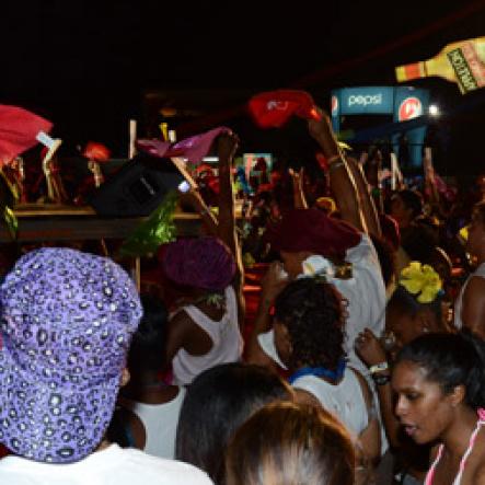 Winston Sill/Freelance Photographer
Bacchanal Janaica Jouver and Party, held at the Mas Camp, Stadium North on Friday night April  25, 2014.