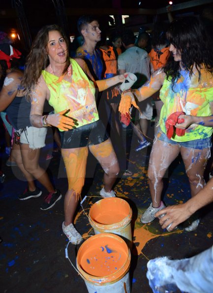 Winston Sill/Freelance Photographer
Bacchanal Janaica Jouver and Party, held at the Mas Camp, Stadium North on Friday night April  25, 2014.