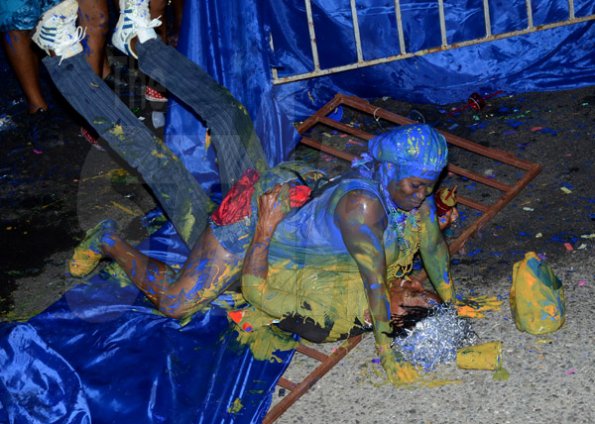 Winston Sill/Freelance Photographer
Bacchanal Janaica Jouver and Party, held at the Mas Camp, Stadium North on Friday night April  25, 2014.