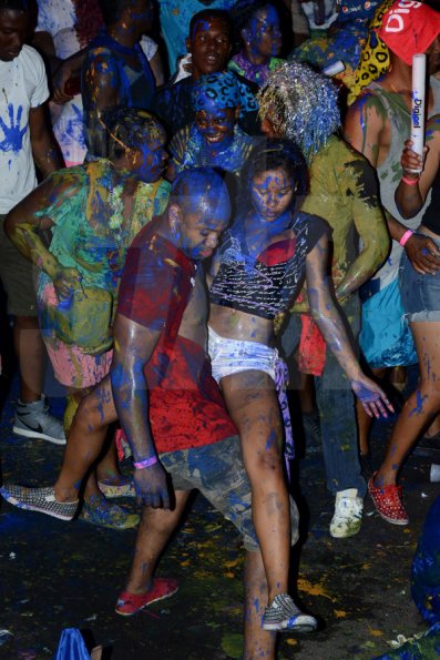 Winston Sill/Freelance Photographer
Bacchanal Janaica Jouver and Party, held at the Mas Camp, Stadium North on Friday night April  25, 2014.