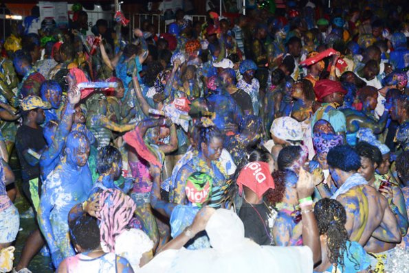 Winston Sill/Freelance Photographer
Bacchanal Janaica Jouver and Party, held at the Mas Camp, Stadium North on Friday night April  25, 2014.