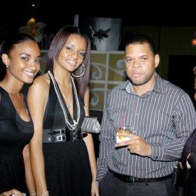 Winston Sill / Freelance Photographer

K.E.M.A. models Debbie-Ann Williams (left) and Shanese Murdock (second left) stop awhile with Paul Cookes, managing director Action Security Company Limited and Karelle Phillips, head of the agency..  



Launch of Karelle Elizabeth Model Agency (KEMA), held at Ficton Night Club, Market Place on Tuesday night December 1, 2009.