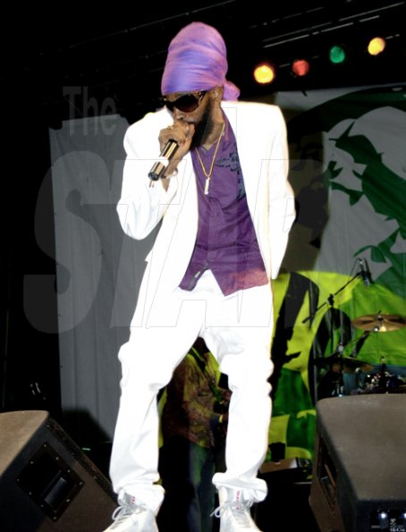 Winston Sill / Freelance Photographer
                                                                                Spragga Benz performing at the 2nd annual Life Fest, Peace and Love Concert, held at Ranny Williams Entertainment Centre, Hope Road on Saturday May 1, 21010.