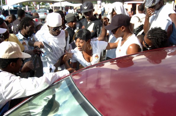 Peta-Gaye Clachar/Freelance Photographer
Magnum Kings and Queens audition in the Portmore Town center on Saturday, December 12, 2009.