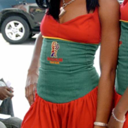 Peta-Gaye Clachar/Freelance Photographer
Magnum Kings and Queens audition in the Portmore Town center on Saturday, December 12, 2009.