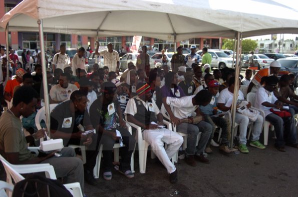 Peta-Gaye Clachar/Freelance Photographer
Magnum Kings and Queens audition in the Portmore Town center on Saturday, December 12, 2009.