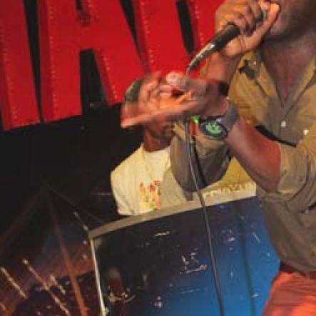 Anthony Minott/Freelance Photographer
MC Nuffy
Scenes during a Magnum All Stars Million Dollar Face-off at Famous Night Club in Portmore last Thursday, December 5, 2013.