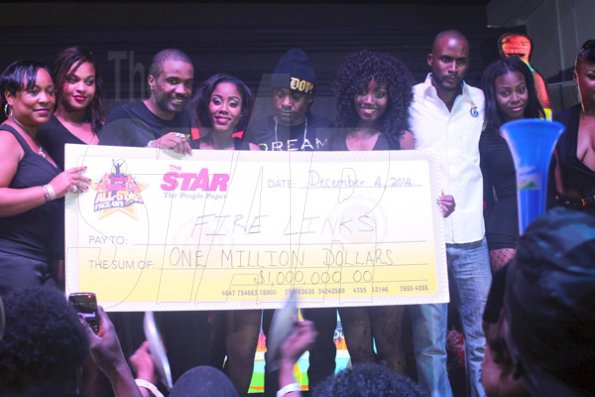 Scenes during a Magnum All Stars Face-off between Fire Links, the Fire Sound Boss and Disc Jock Richie Feelings at the Famous Night Club in Naggo Head, Portmore, St Catherine last Thursday. The competition is sponsored by Magnum Tonic Wine produced by THE STAR, the People Paper. Fire Links won the clash and his team walked away with a prize money of $1 million.