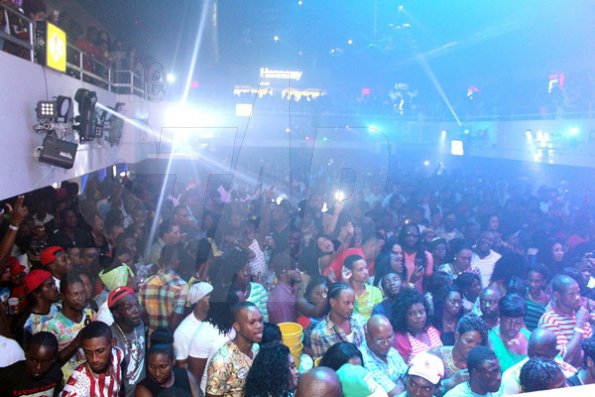 Scenes during a Magnum All Stars Face-off between Fire Links, the Fire Sound Boss and Disc Jock Richie Feelings at the Famous Night Club in Naggo Head, Portmore, St Catherine last Thursday. The competition is sponsored by Magnum Tonic Wine produced by THE STAR, the People Paper. Fire Links won the clash and his team walked away with a prize money of $1 million.