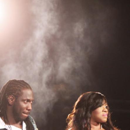 Anthony Minott/Freelance Photographer
The judges from left, Skatta, Miss Kitty and Professor Nuts during the Magnum Kings and Queens of Dancehall final live show at D'Entrance, Constant Spring Road, St Andrew on Saturday night.