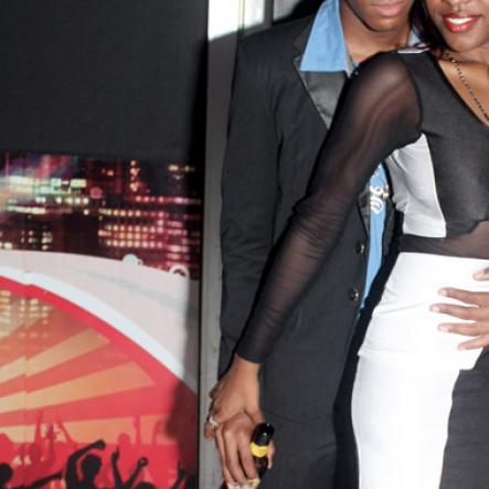 cAnthony MInott/Freelance Photographer

Sun City SunJock, Shatty Shane, gets close to his date during a Magnum Portmore Dancehall Awards at Club NTyce, Naggo Head, Portmore, St Catherine recently