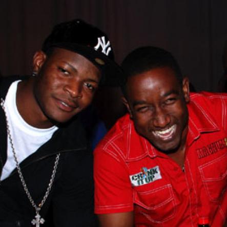 Colin Hamilton/Freelance Photographer
From left, 2011 2nd place winner "Specialist", Rojah Thomas (Magnum Brand Manager), Andre Cowan (Marketing Mngr. - Lascelles) during the Magnum Kings and Queens Launch on November 15, 2011.