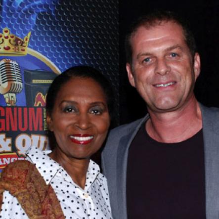 Colin Hamilton/Freelance Photographer
RJR's Kay Osbourne and Producer of the show Mark Kenny
during Magnum Kings and Queens Launch on November 15, 2011.