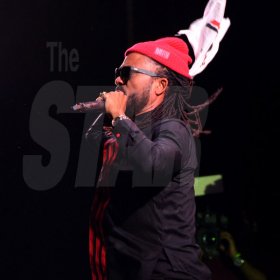 Winston Sill/Freelance Photographer
The Red Stripe sponsored Major Lazer Party and Show, held at Caymanas Estate, St. Catherine on Friday night December 19, 2014.