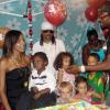 Roxroy McLean Photo

D'Angel (left) and Beenie Man(right), celebrates with their son Marco-Dean (seated) on his third birthday party. Inthe background in Pretty Boy Floyd and other guests.