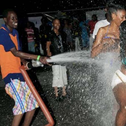 Winston Sill/Freelance Photographer
Marco Polo Water Party, held at  National Stadium Car Park, on Monday night October 21, 2013.