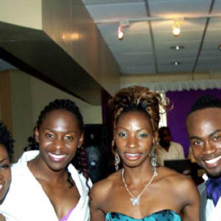 Winston Sill / Freelance Photographer
Birthday girl Melaine Walker (centre), chills with (from left) Marisa Benain, Kerron Stewart, Orlando Barnett and Alicia Sanchez at her surprise party.




Surprise Birthday Party for Melaine Walker, hosted by a group of friends, held at the Jamaica Pegasus Hotel, New Kingston on Friday night January 1, 2010.