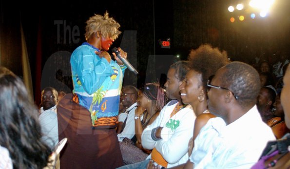 Winston Sill/Freelance Photographer
Hilarious Granny had the right assets to gain the audience's attention.





Unxpected Projexz present Mi Nah Laugh, the comedy show, held at Courtleigh Auditorium, St. Lucia Avenue, New Kingston on Sunday night February 28, 2010.