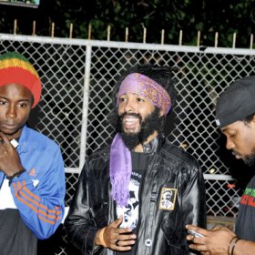Winston Sill / Freelance Photographer

Singjay Protoje (center) was out with friends celebrating with Nikki Z for her birthday.