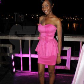 Sheena Gayle/Gleaner Writer
 Staying true to the theme, Ornella Smith looked gorgeous in this pink outfit at the Nuvo party in Montego Bay.