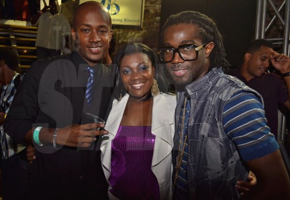 Contributed
Osmosis - From left Event Promoter Deane Shepherd, Smirnoff's Marsha Lumley and dancehall sensation Chino.