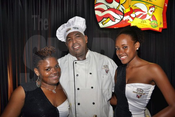 Contributed
Osmosis - Grace's top chef took time out to pose with the Grace girls in the food court at Osmosis the All-Star edition.