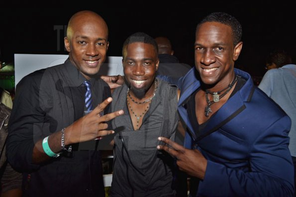 Contributed
Osmosis - Mad Circle team members Deane Shepherd, Jermaine Brown and Philip Palmer are all smiles as  they enjoy the fruits of their labour at Osmosis the All-Star edition.