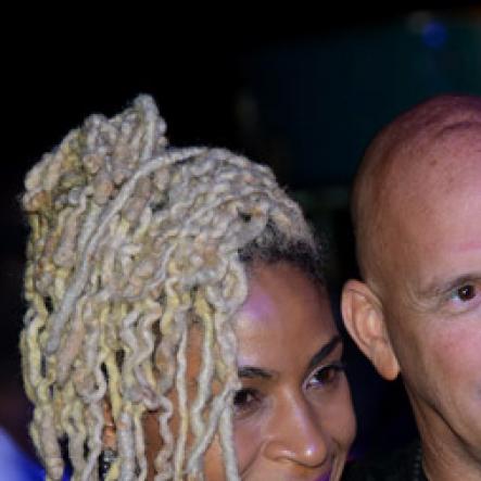 Winston Sill/Freelance Photographer
Appleton/Digicel Carnival Pon Di Road presents Pandemonium, held at Hope Gardens, Old Hope Road on Thursday night April 9, 2015. Here are Nickie-Z (left); and Gary Matalon (right).