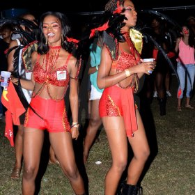 Winston Sill/Freelance Photographer
Appleton/Digicel Carnival Pon Di Road presents Pandemonium, held at Hope Gardens, Old Hope Road on Thursday night April 9, 2015.