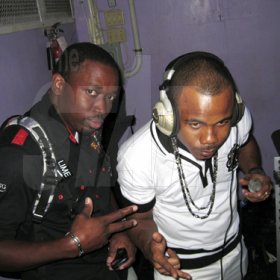 DJ David and DJ Firer Ribs kept the energy level high,  playing and mixing various songs.