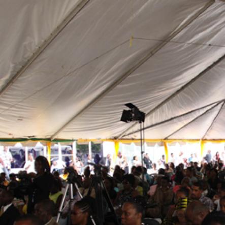 Anthony Minott/Freelance Photographer
A large audience witnessed the Portmore Municipal Council's Heroes Day ceremony at the Portmore Pines Plaza, Portmore, St Catherine, on Monday, October 19, 2009. A record 400-plus people attended the function.