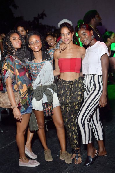 Anthony Minott
From left: Naomi Cowan, Lila Ike, Solange Sinclair and Sevana out enjoying the party.
