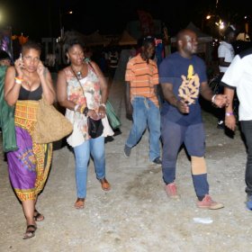 Patrons arriving at Reggae Sumfest Dancehall Night 2017