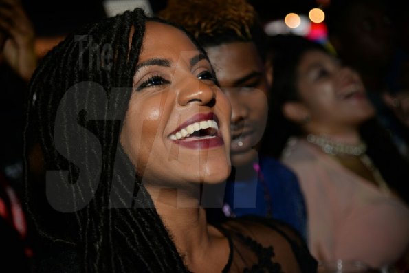 Talia Soares react to Dexta Daps performance at Reggae Sumfest Dancehall Night 2017