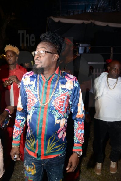 Beenie Man spotted backstage enjoying the show at Reggae Sumfest 2017 