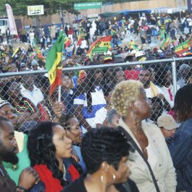 Photo by Adrian Frater
The crowd at Pepsi Rebel Salute is littered with the colours of Rastafari.