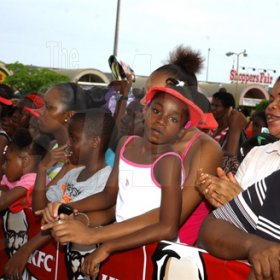 Winston Sill / Freelance Photographer
Digicel Rising Star final three performs on KFC concert and treat for children from places of safety, held at KFC, Portmore Mall on Saturday August 29, 2009.