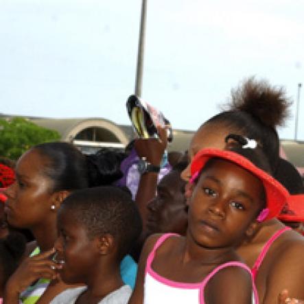 Winston Sill / Freelance Photographer
Digicel Rising Star final three performs on KFC concert and treat for children from places of safety, held at KFC, Portmore Mall on Saturday August 29, 2009.