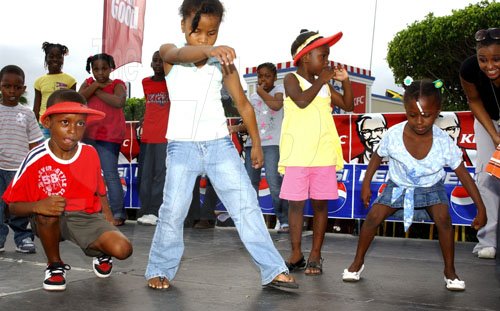 Winston Sill / Freelance Photographer
Digicel Rising Star final three performs on KFC concert and treat for children from places of safety, held at KFC, Portmore Mall on Saturday August 29, 2009.