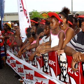 Winston Sill / Freelance Photographer
Digicel Rising Star final three performs on KFC concert and treat for children from places of safety, held at KFC, Portmore Mall on Saturday August 29, 2009.