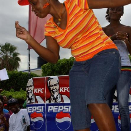 Winston Sill / Freelance Photographer
Digicel Rising Star final three performs on KFC concert and treat for children from places of safety, held at KFC, Portmore Mall on Saturday August 29, 2009.