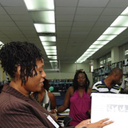 Ricardo Makyn/Staff Photographer.
Rising Star Finalist visit the Gleaner on Monday 13.7.2009.