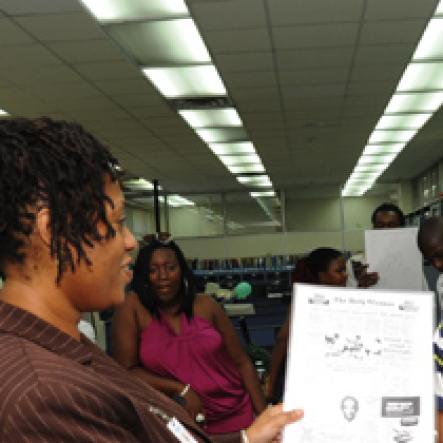 Ricardo Makyn/Staff Photographer.
Rising Star Finalist visit the Gleaner on Monday 13.7.2009.