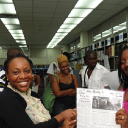 Ricardo Makyn/Staff Photographer.
Rising Star Finalist visit the Gleaner on Monday 13.7.2009.